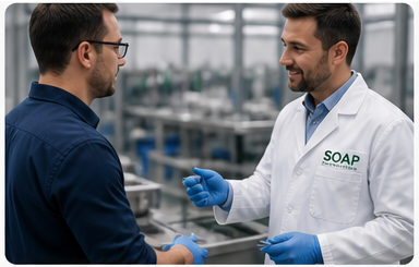 Team SOAP in laboratorio